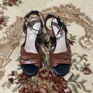 Cole Haan Women's 80 Mm Myra Grand Braided Wedge Sandal